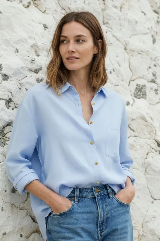 Rapanui Women's Linen Shirt - - Size: 16