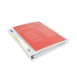 Rapesco Presentation 4 Ring A4 Binder 25mm Clear (10 Pack) 0