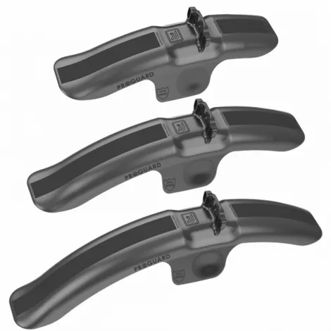 Rapid Racer Products Rrp ProGuard Bolt On V2 Front Mudguard - Black / Max Protection