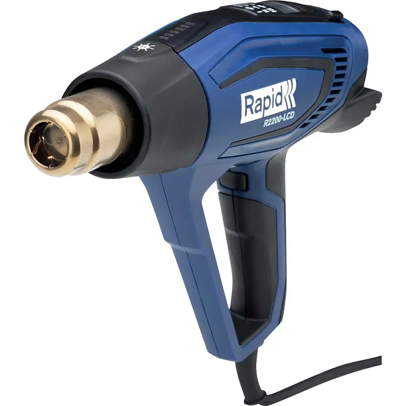 R2200-LCD Hot Air Gun 240V 2200W RPD5001450 - Rapid