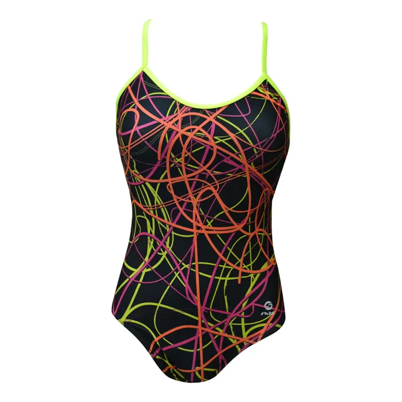 Ras Fluor Swimsuit Black 38 Women