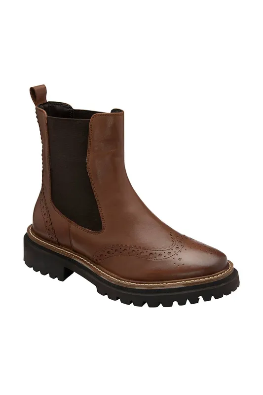 Ravel Women's Brown Leather 'Westhill' Chelsea Boots Size: 3 Brown 3 female