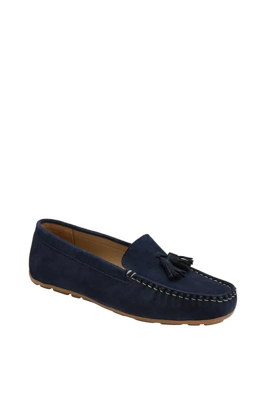 Ravel Women's 'Bute' Suede Loafers in Navy Size: 5 - Navy