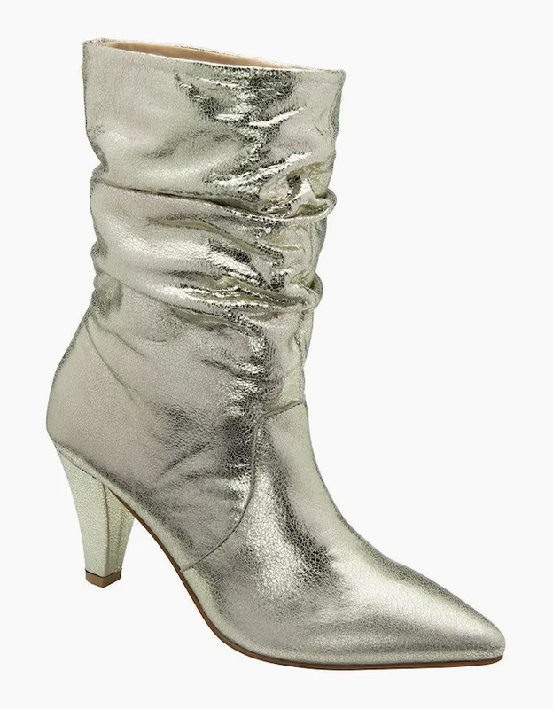 Ravel Women's Gatton Womens Ankle Boots - Gold - Size: 6