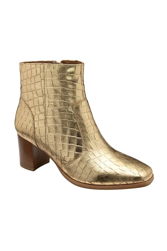 Ravel Women's Louth Womens Ankle Boots - Gold - Size: 5