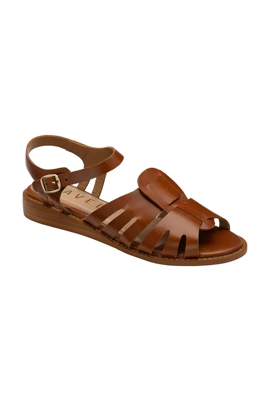 Ravel Women's Tan Leather 'Dilston' Fisherman Sandals Size: 4 Tan 4