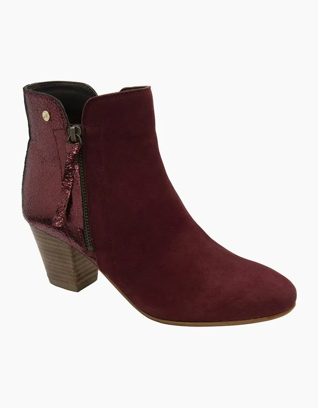 Ravel Women's Tay Womens Ankle Boots - Red - Size: 8