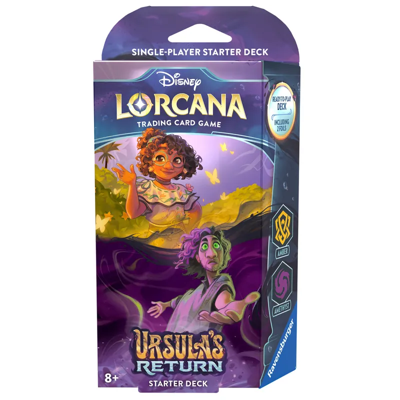Ravensburger Disney Lorcana: Ursula's Return Starter Deck - Amber & Amethyst (Mirabel & Bruno)