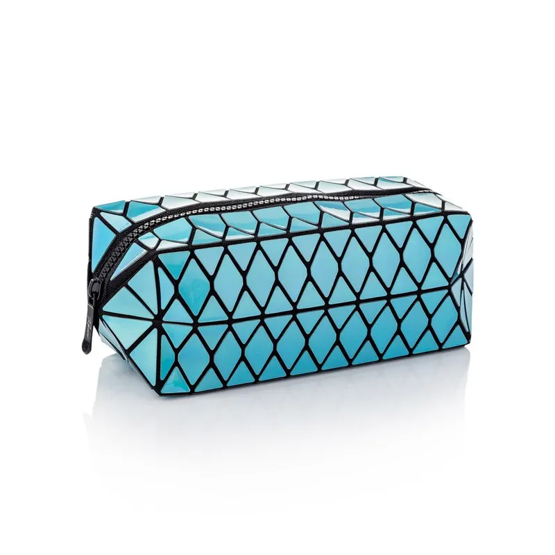 Rawr Beauty Cosmetic Laser Cut Bag - Blue - Blue