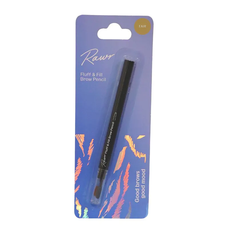 Rawr Beauty Fluff & Fill Brow Pencil Fair Fair