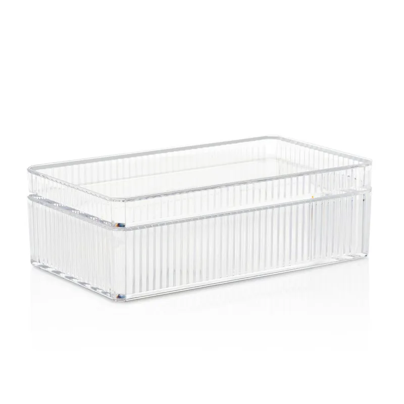 Rawr Beauty Rawr Stackable Organiser Large in Clear Clear