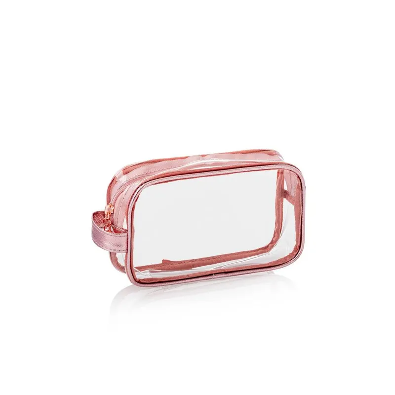 Rawr Beauty Pvc Toiletry Bag - Small in Clear Clear