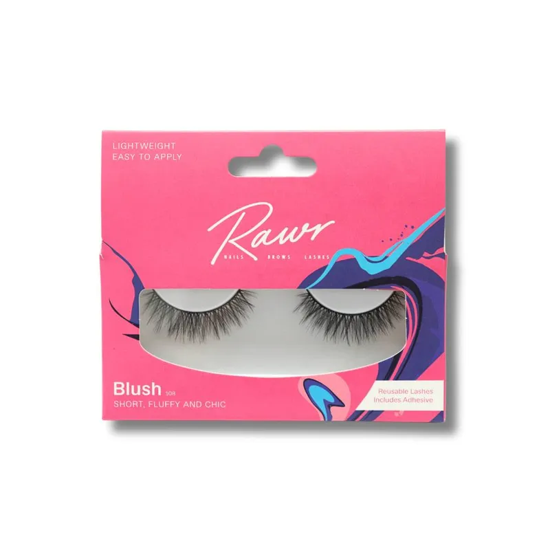 Rawr Beauty Unisex Strip Lash Blush 108 in Black Black female