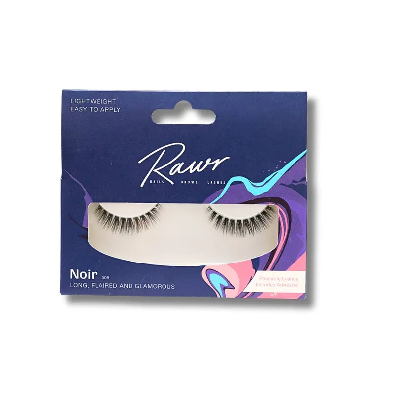 Rawr Beauty Strip Lash Noir 308 in Black Black