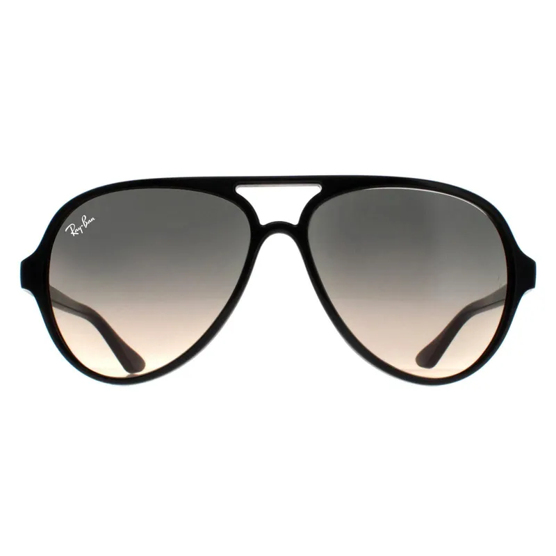 Ray-Ban Aviator Black Grey Gradient Sunglasses Black One Size
