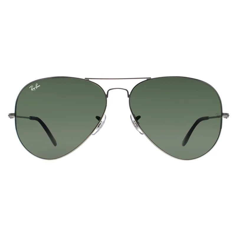 Ray-Ban Aviator Silver Grey Mirror Sunglasses Silver One Size