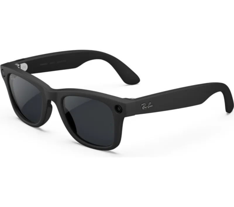Ray-Ban Meta Wayfarer (Gen 2) Glasses - Matte Black with Clear to Grey Transitions Lenses
