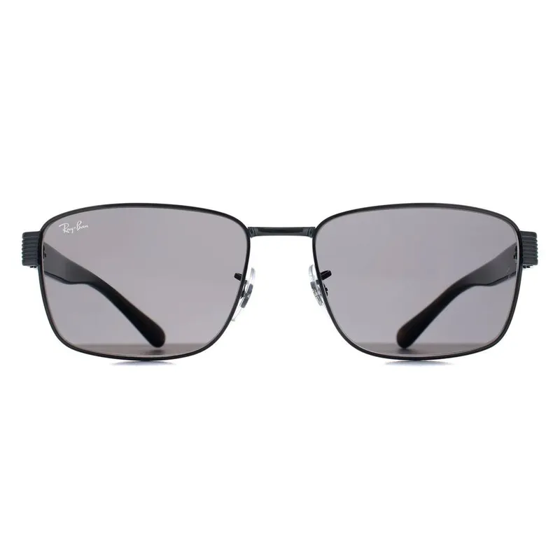 Ray-Ban Rectangle Gunmetal Havana Dark Grey RB3750 Grey One Size