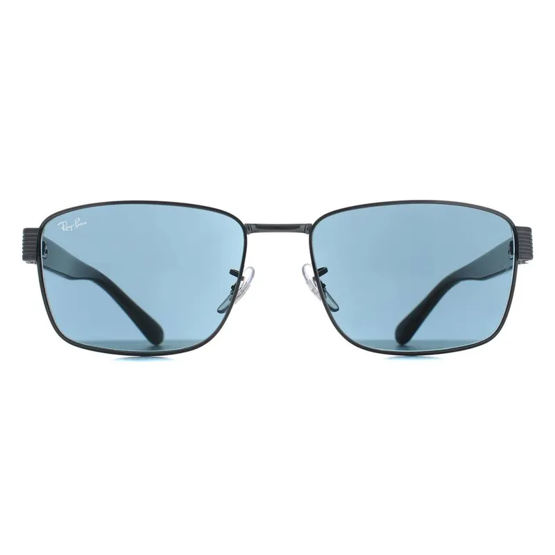Ray-Ban Rectangle Gunmetal Havana Grey Blue RB3750 Grey One Size