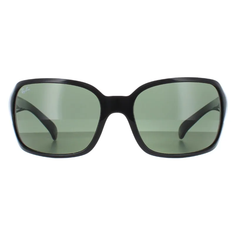 Ray-Ban Women's Butterfly Black Green Sunglasses Black