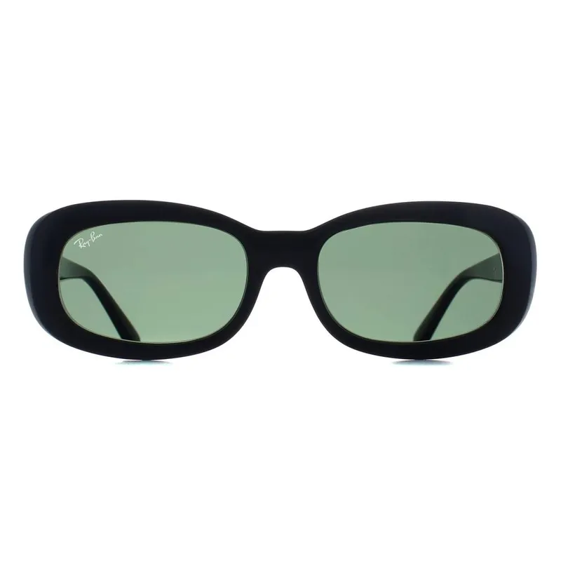 Ray-Ban Women's Oval Black Green RB2221 Black One Size