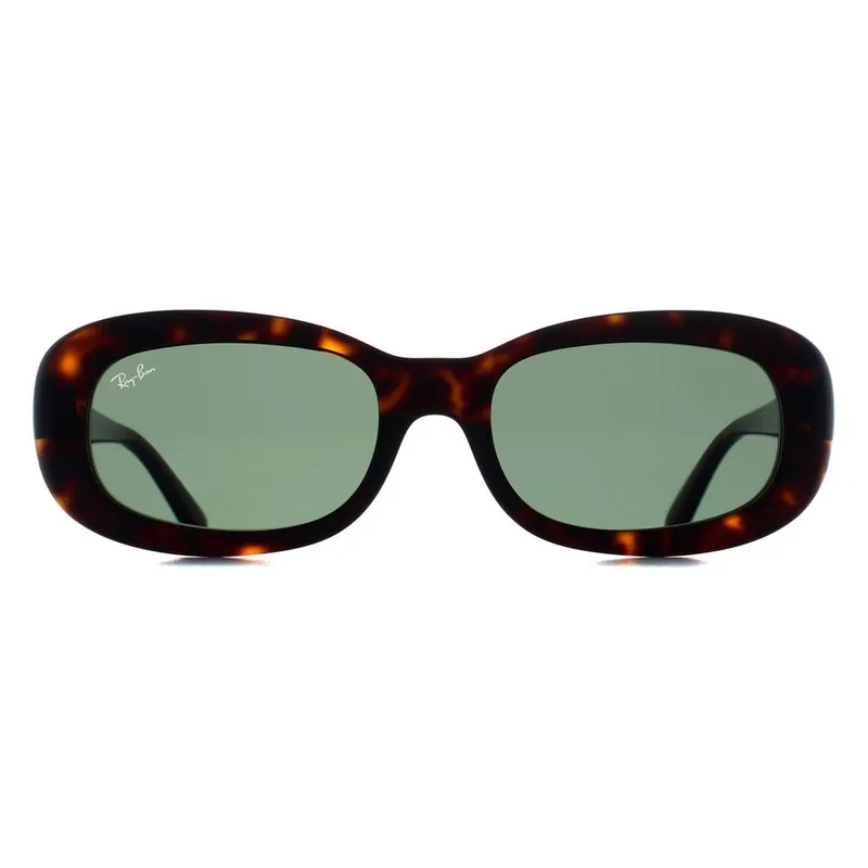 Ray-Ban Women's Oval Havana Green RB2221 in Brown Brown One Size