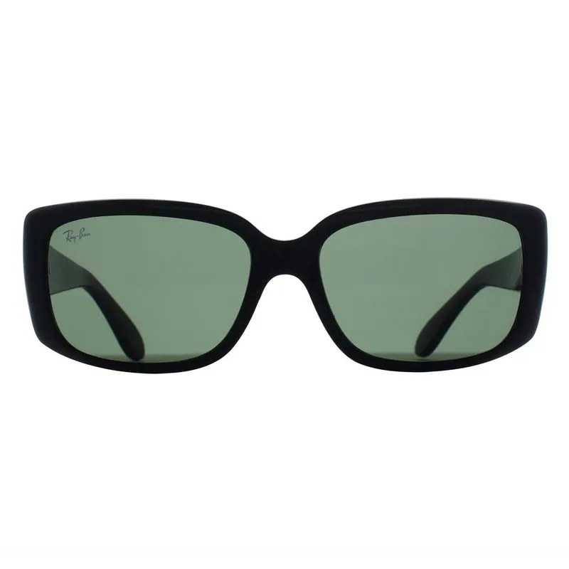Ray-Ban Women's Rectangle Black G-15 Green RB4389 Black female