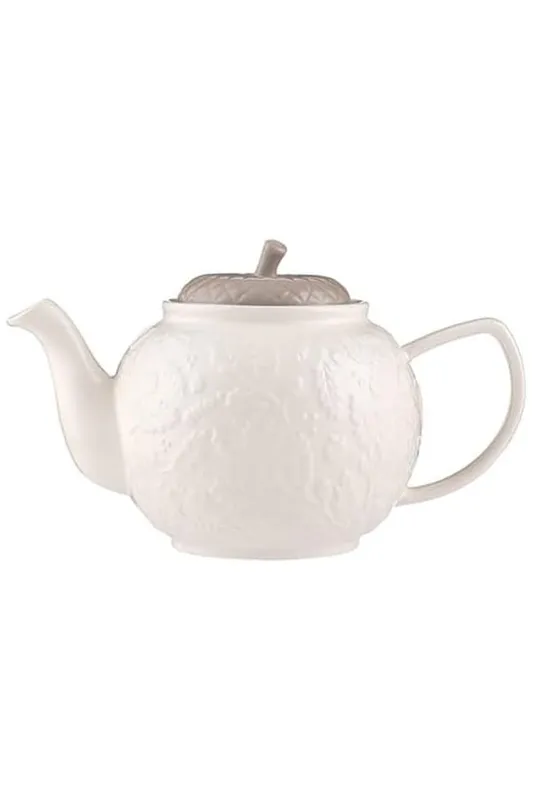 Rayware Price & Kensington Acorn 6 Cup Teapot 1.1 Litre - White White