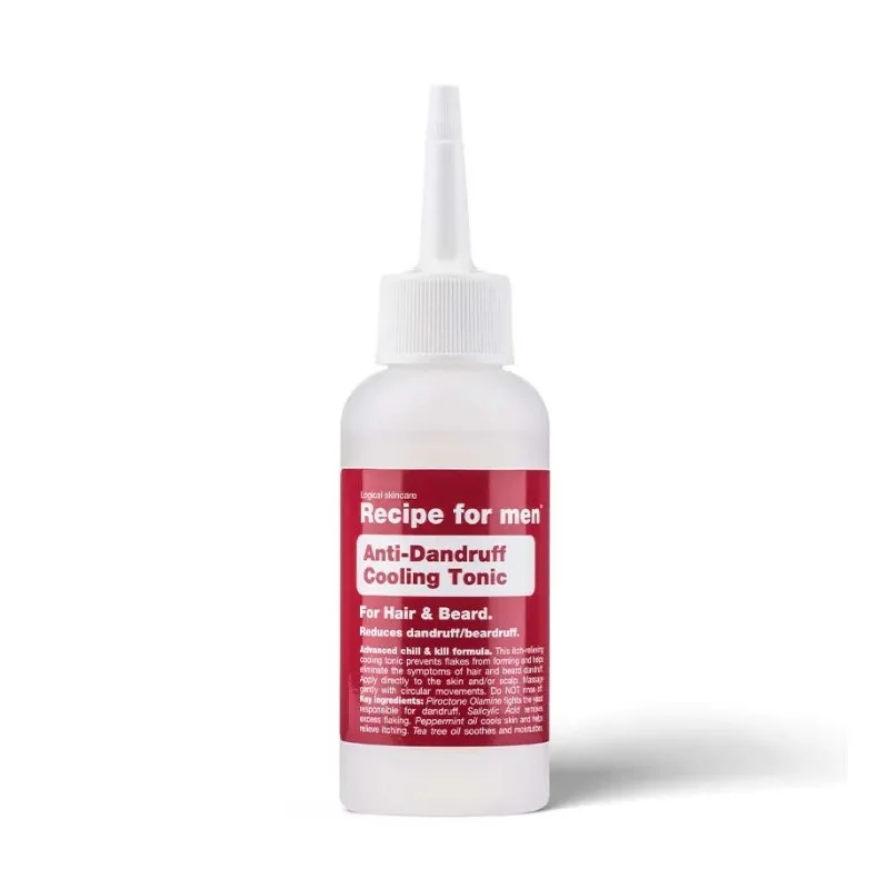 Recipe for Men Anti-Dandruff Tonic - Hair & Beard 100ml