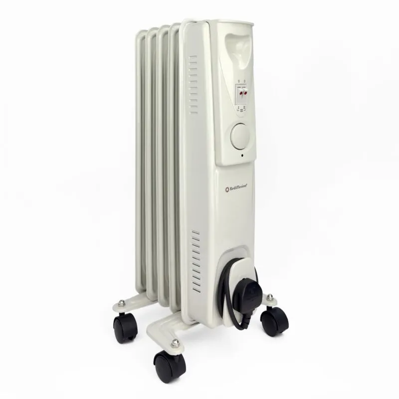 Oil Filled Radiator 1000W by Rediffusion REDA07S5