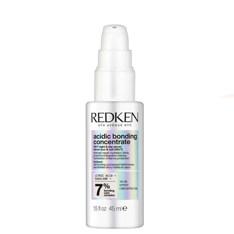 Redken Acidic Bonding Concentrate 24/7 Night & Day Serum in Clear Clear