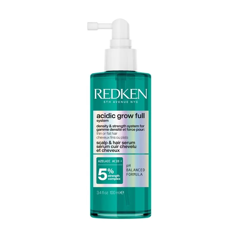Redken Acidic Grow Full System Hair Serum for Thin Hair, Strengthens &