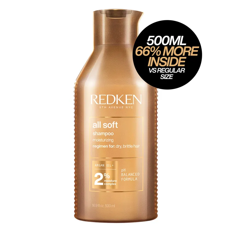 Redken All Soft Shampoo 500ml - Worth £38