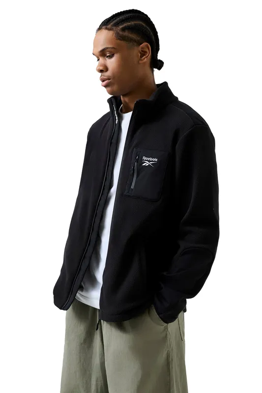 Reebok Men's Wynford Fleece - Black - Size: M