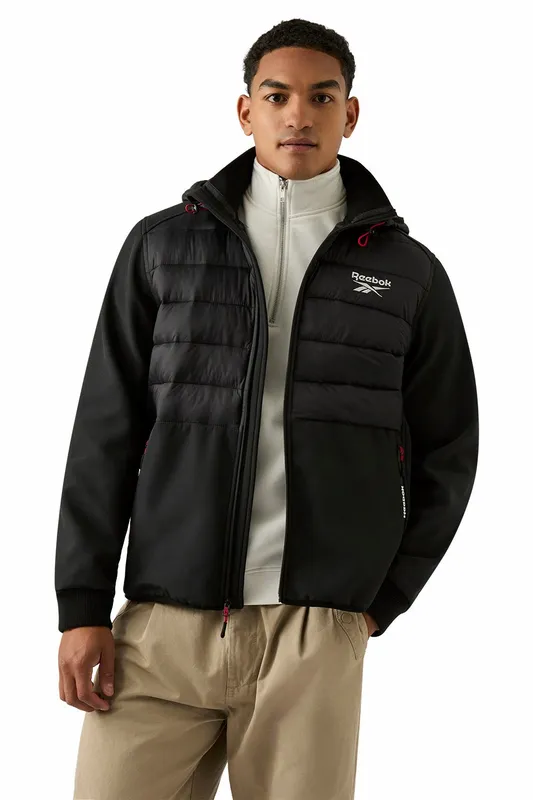 Reebok Mixed Media Mens Jacket