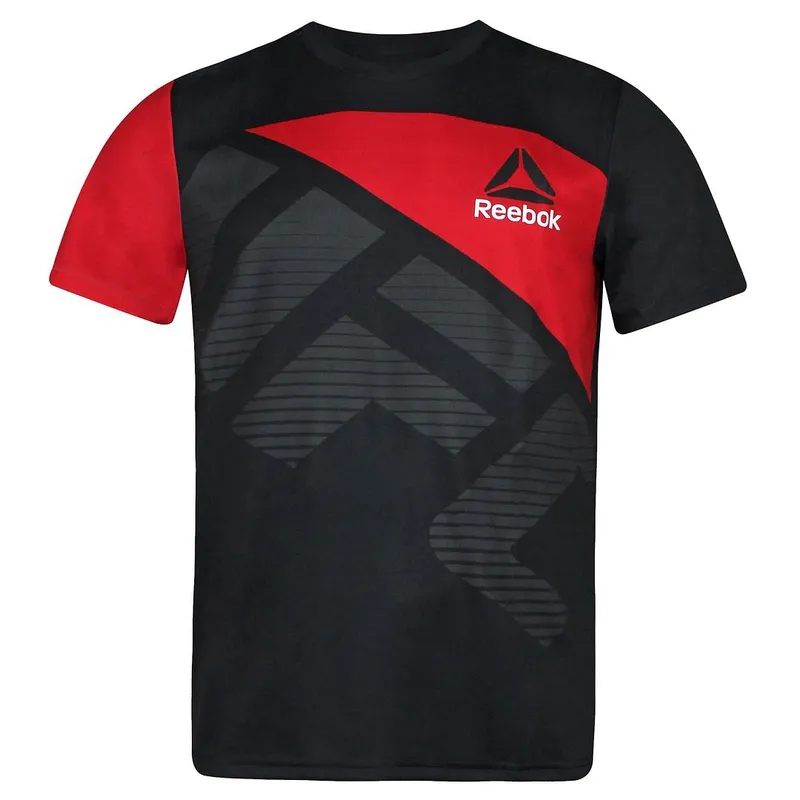 Reebok Ufc Mens Black/red T-Shirt - Size X-Small