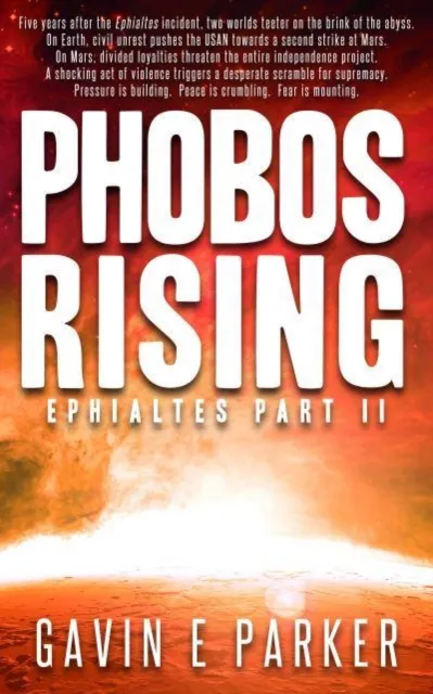 Gavin E Parker Phobos Rising Paperback Book Multicolor
