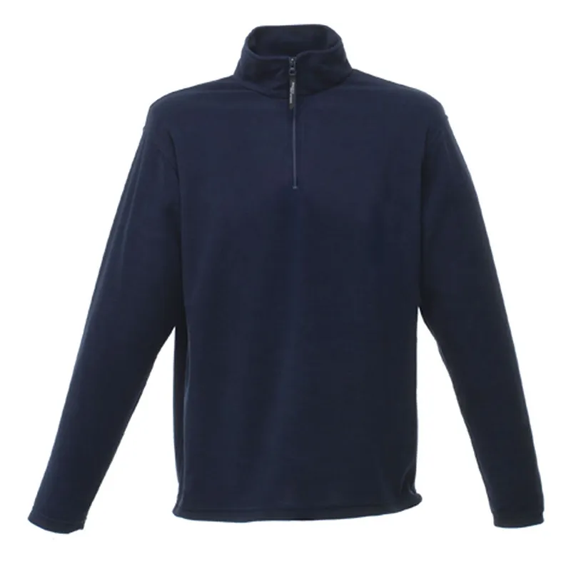 Regatta Mens Micro Zip Neck Fleece Top - Navy - Size X-Large