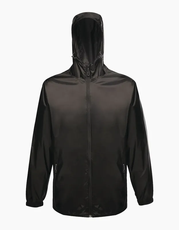 Men's Regatta Professional Mens Packaway Jacket - Black - Size: 38/Regular