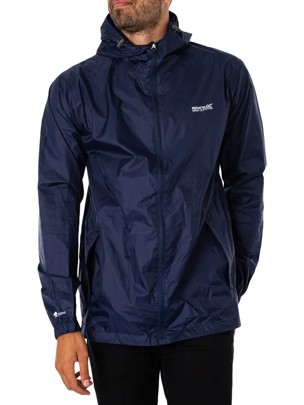 Regatta Pack It Waterproof Jacket - Navy - Male - Size: S