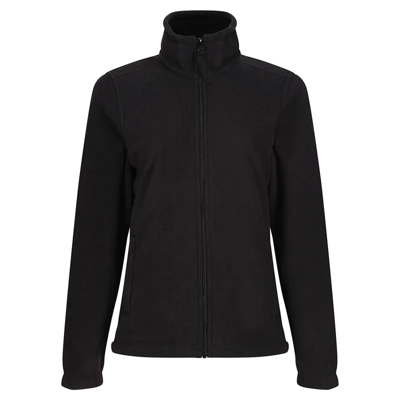 Regatta TRF565 Micro Full Zip Women's Fleece 10 Black