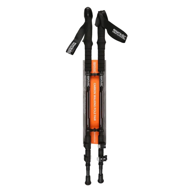 Regatta Carbon Walking Pole Pair in Jet Black Jet Black