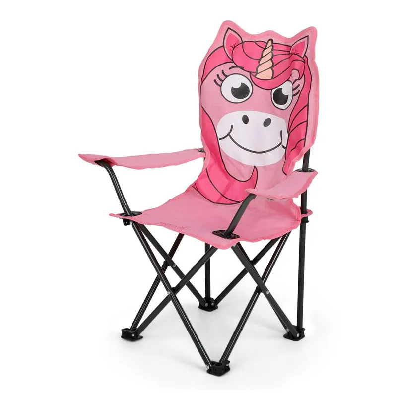 Regatta Unisex Foldable Animal Chair in Pink Pink One Size female