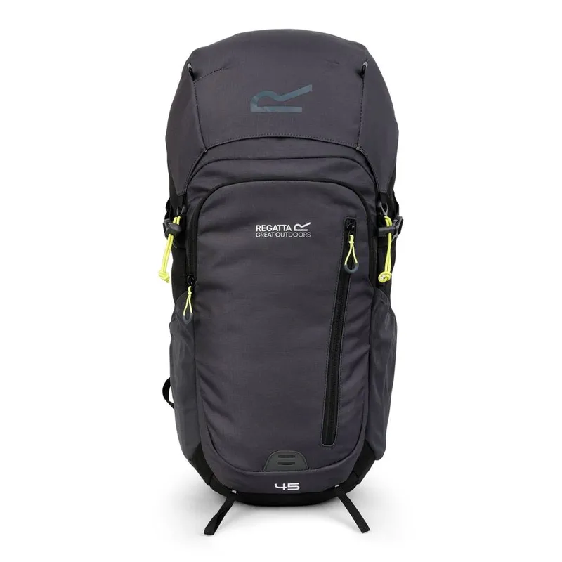 Regatta Unisex Highton v2 45L Outdoor Pack in Jet Black - Jet Black