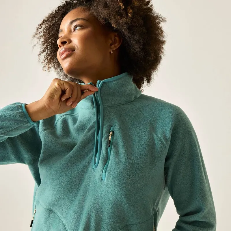 Women's 1/2 zip fleece Regatta Frankie Vert 36