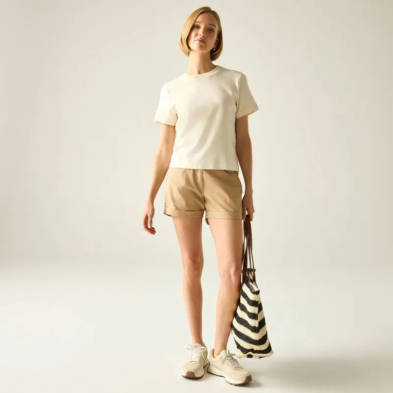 Women's chino shorts Regatta Pemma Beige 42