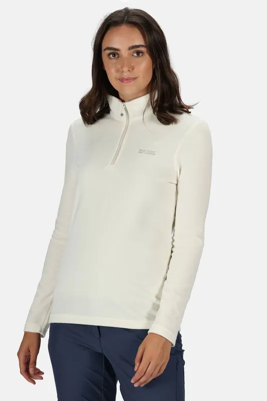 Regatta Women's Sweethart Lightweight Half Zip Fleece in Ecru Size: 8 Ecru 8