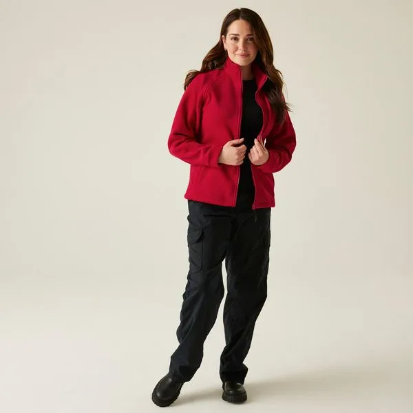 Regatta Women's Thor Full Zip Fleece in Red Size: 18 Red 18