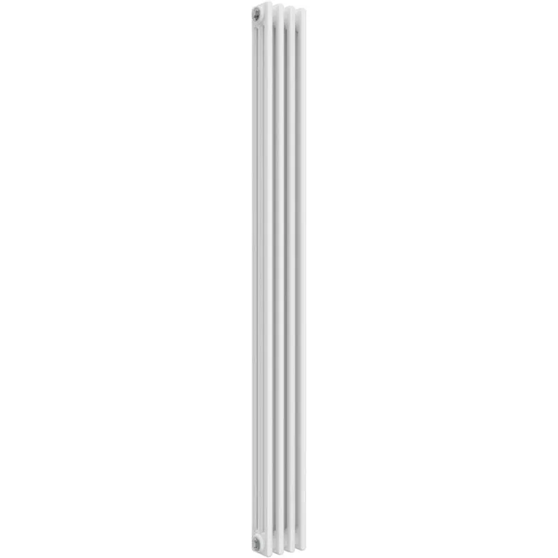 Reina Colona 3 Column Vertical Radiator 1800mm H x 200mm W - White