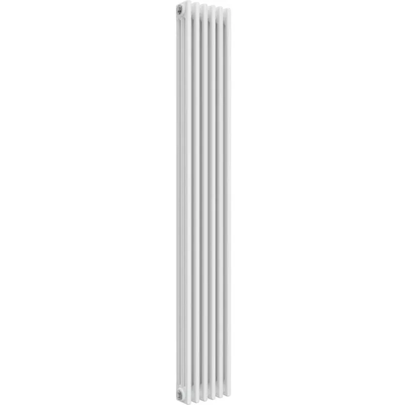 Reina - Colona 3 Column Vertical Radiator 1800mm h x 290mm w - White